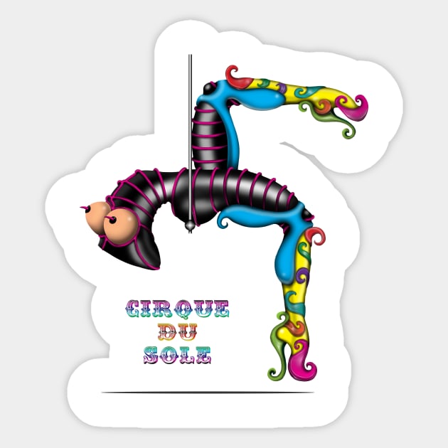 Cirque du Sole Sticker by AnarKissed